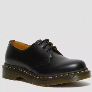 Dr. Martens Black Women's Smooth Leather Oxford Shoes